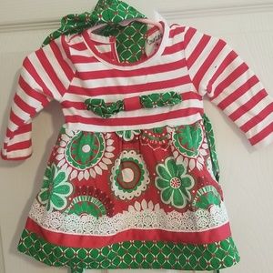 Christmas dress, 3-6 months